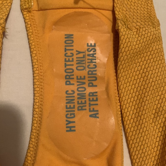 Seafolly Stardust V Front High Cut Rio Saffron bikini bottom new without tag - Picture 9 of 12